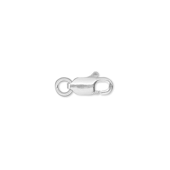Sterling Silver Oblong Lobster Claw Clasp