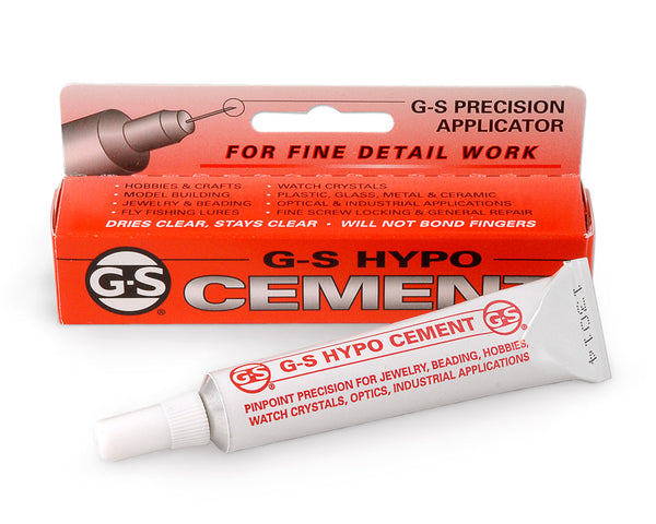Gs Hypo Bead Tip Cement - 0.33 FL OZ Tube - Adhesives - Beads