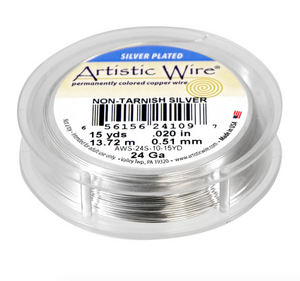 Artistic Wire Silver Plated Craft Wire