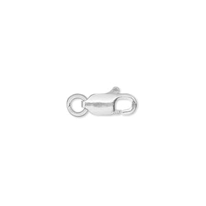 Sterling Silver Oblong Lobster Claw Clasp