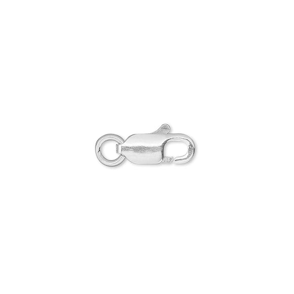 Sterling Silver Oblong Lobster Claw Clasp