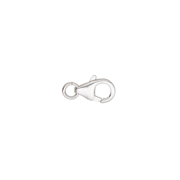 Sterling Silver Oval Lobster Claw Clasp - 9mm