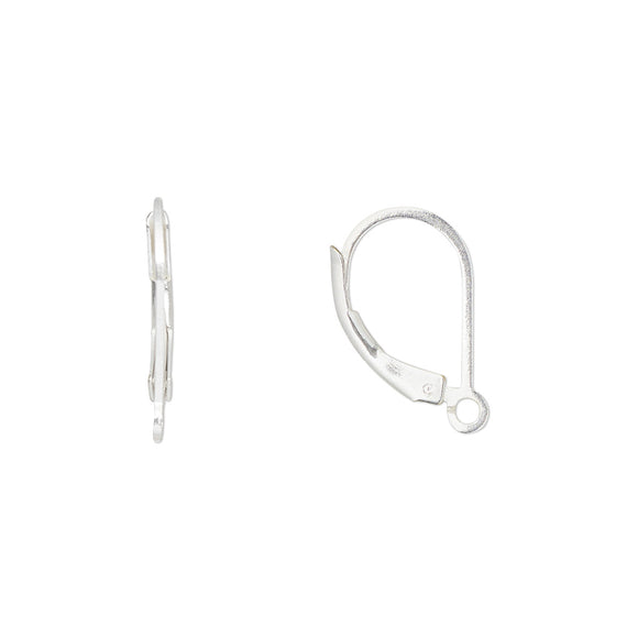 Sterling Silver Leverback Ear Wires